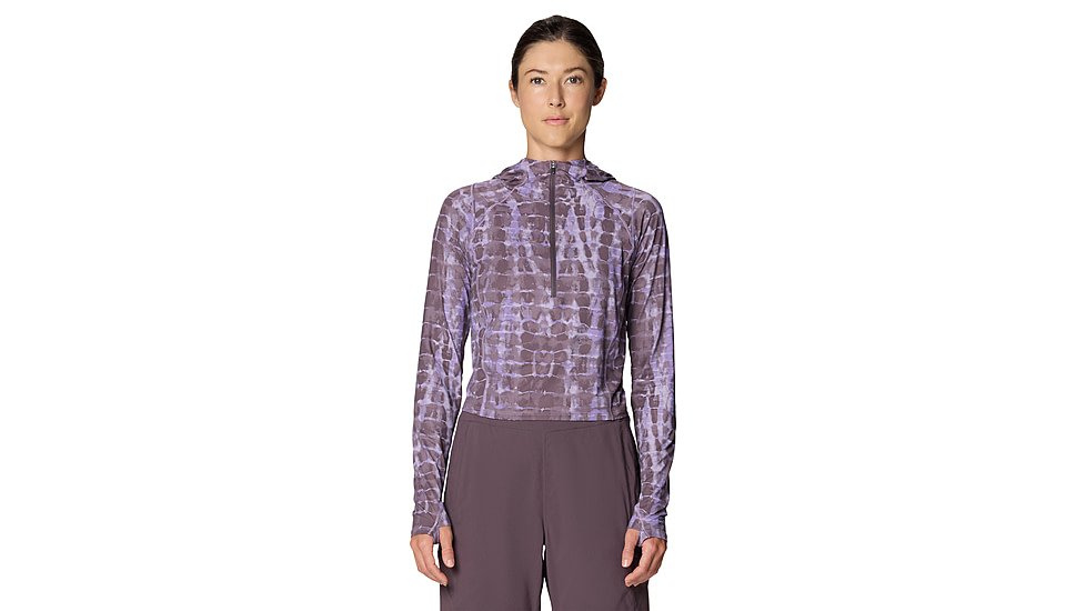 Mountain Hardwear Crater Lake Half Zip Crop Hoody - Womens