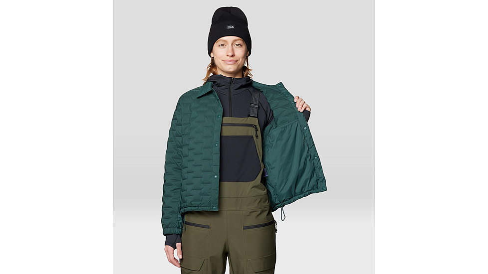 Mountain Hardwear Stretchdown Light Snap Jacket - Womens
