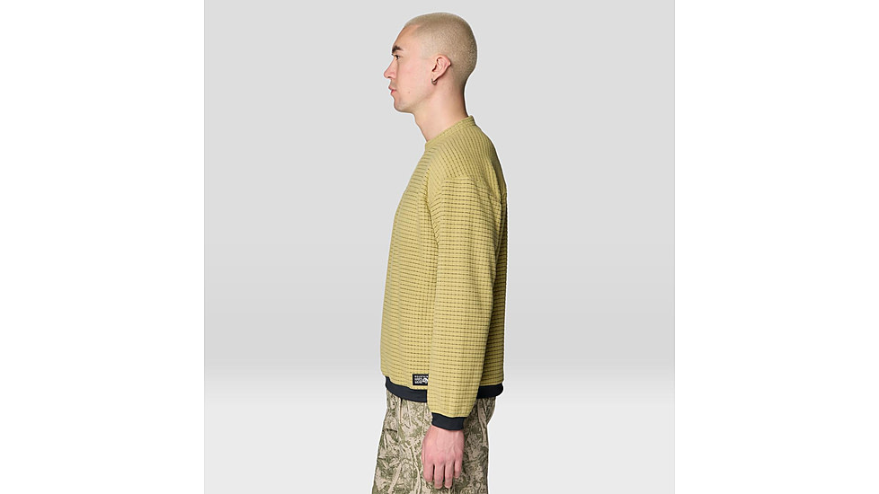 Mountain Hardwear Summit Grid Big Grid Pullover Crew - Mens