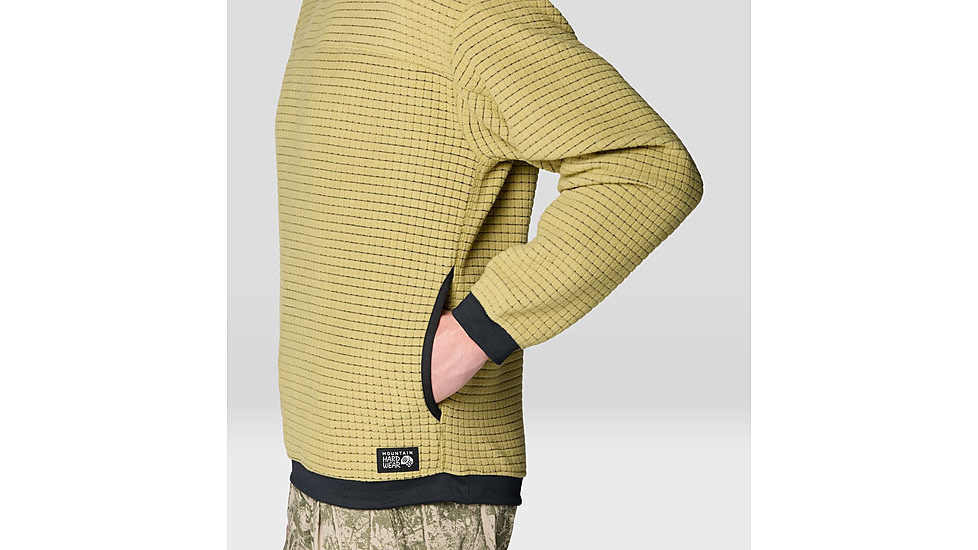 Mountain Hardwear Summit Grid Big Grid Pullover Crew - Mens