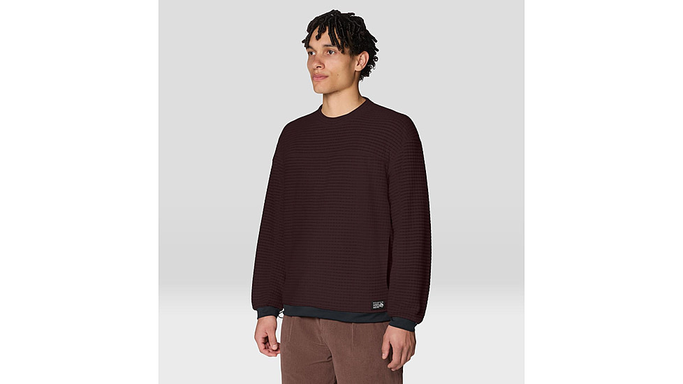 Mountain Hardwear Summit Grid Big Grid Pullover Crew - Mens