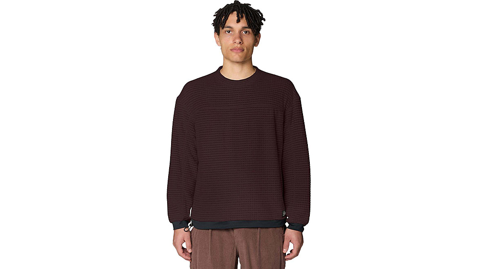 Mountain Hardwear Summit Grid Big Grid Pullover Crew - Mens