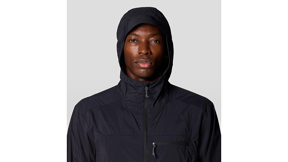 Mountain Hardwear Wind Veil Hooded Jacket - Men's, Black, S, 2146681-010-S
