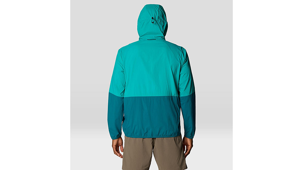Mountain Hardwear Wind Veil Hooded Jacket - Men's, Jack Pine, Blupernova, M, 2146681-314-M