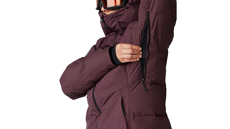 Mountain Hardwear Powder Maven Down Jacket - Womens, Blackberry, Extra Large, 2092931513-XL