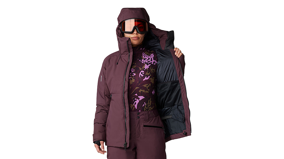 Mountain Hardwear Powder Maven Down Jacket - Womens, Blackberry, Extra Large, 2092931513-XL