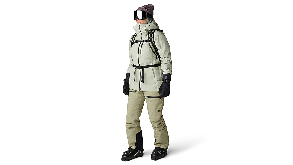Mountain Hardwear Powder Maven Down Jacket - Womens, White Sage, Medium, 2092931342-M