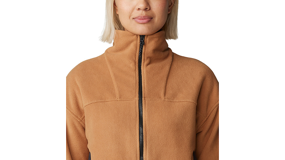 Mountain Hardwear Powder Maven Fleece Full Zip Jacket - Womens, Copper Clay, Large, 2077661257-L