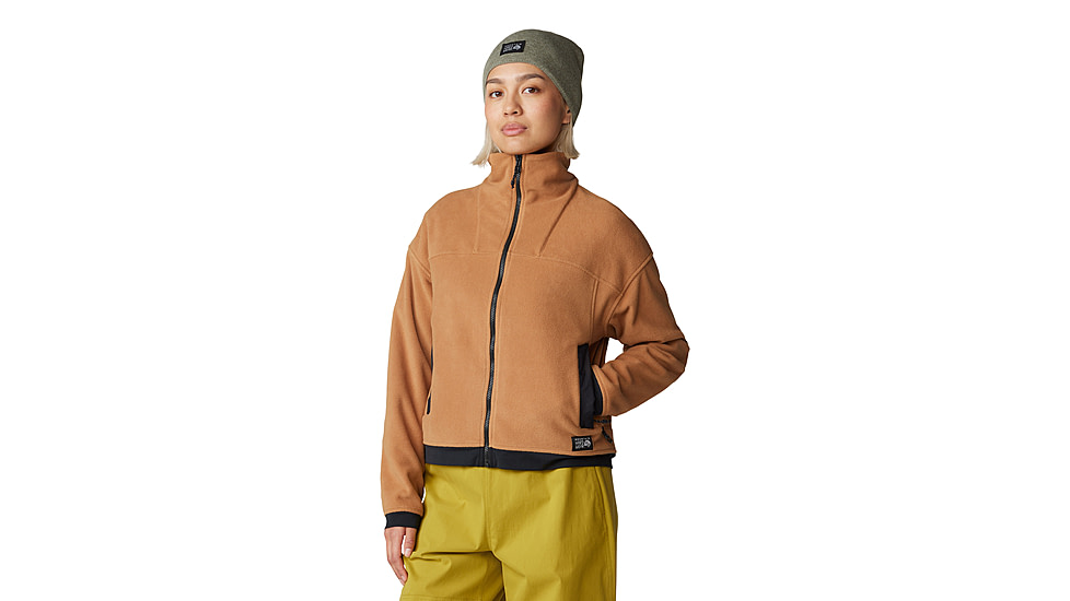 Mountain Hardwear Powder Maven Fleece Full Zip Jacket - Womens, Copper Clay, Large, 2077661257-L