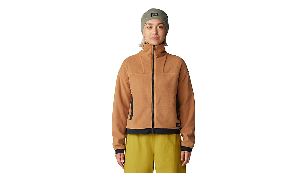 Mountain Hardwear Powder Maven Fleece Full Zip Jacket - Womens, Copper Clay, Large, 2077661257-L