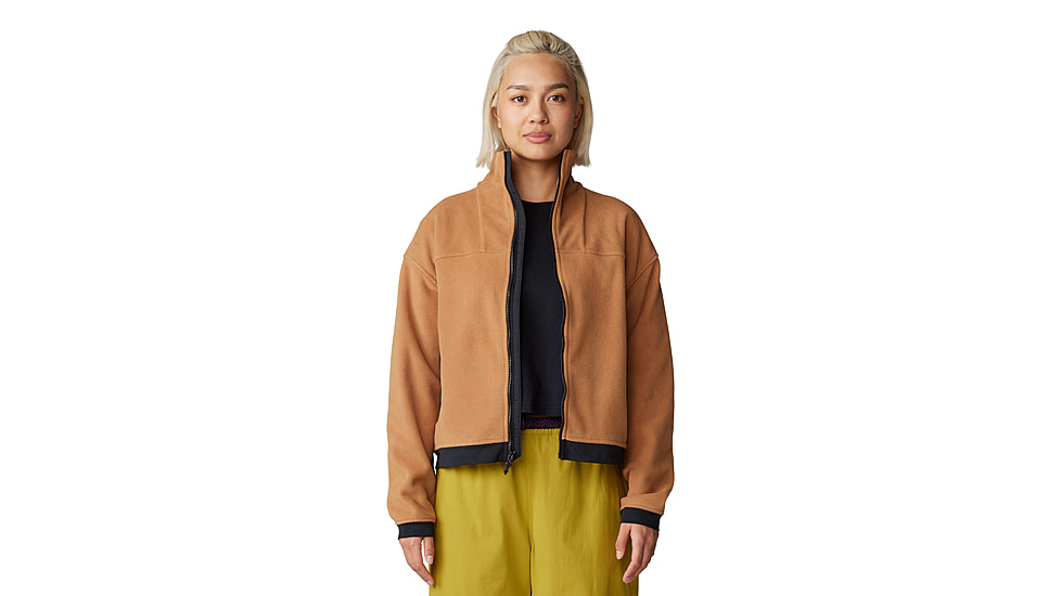 Mountain Hardwear Powder Maven Fleece Full Zip Jacket - Womens, Copper Clay, Large, 2077661257-L