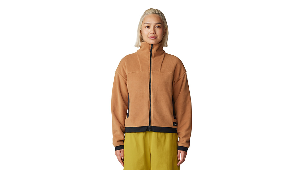 Mountain Hardwear Powder Maven Fleece Full Zip Jacket - Womens, Copper Clay, Large, 2077661257-L