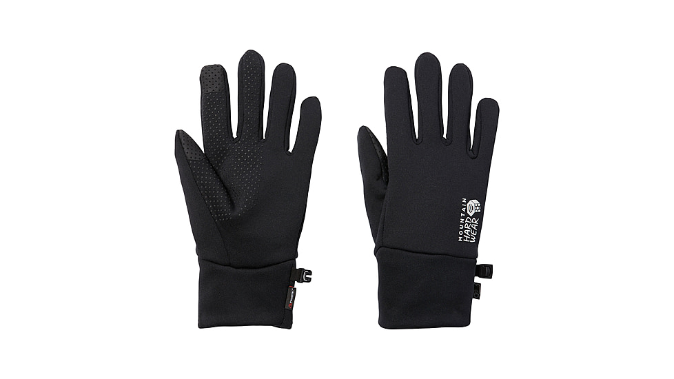 Mountain Hardwear Power Stretch Stimulus Glove - Unisex, Black, S, 2015911-010-S