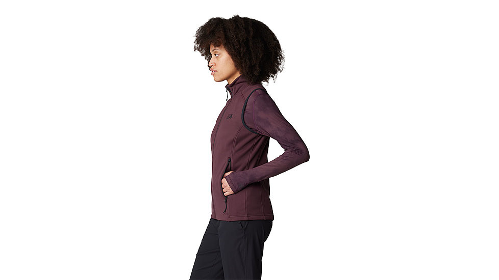 Mountain Hardwear Sendura Vest - Womens, Blackberry, Medium, 2104871513-M