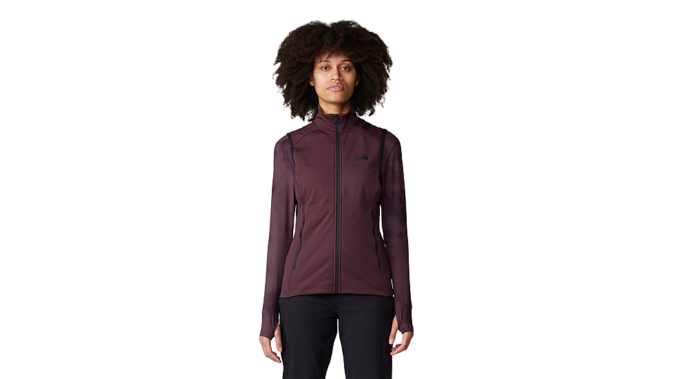 Mountain Hardwear Sendura Vest - Womens, Blackberry, Medium, 2104871513-M