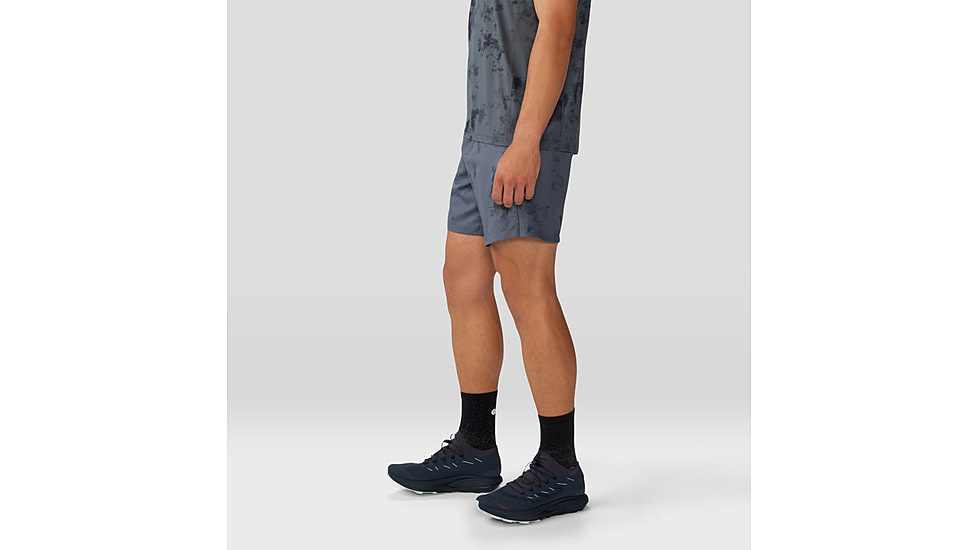 Mountain Hardwear Shade Lite Short - Mens, Long, Blue Slate Nebula Print, Extra Large, 1986811417-XL-L