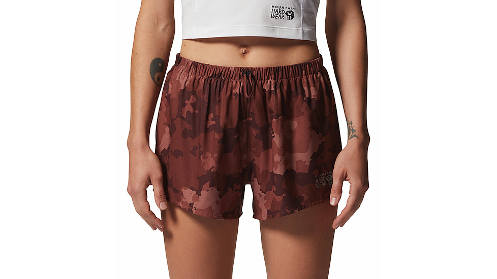 Mountain Hardwear Shade Lite Shorts - Womens, Clay Earth Pines Camo, Medium, 1986791646-Co-M-R