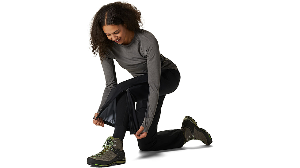 Mountain Hardwear Stretch Ozonic Pant - Womens, Black, Medium, Long, 1985731010-M-L