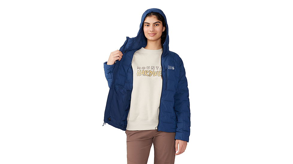 Mountain Hardwear Stretchdown Hoody - Womens, Outer Dark, Small, 2104781401-S