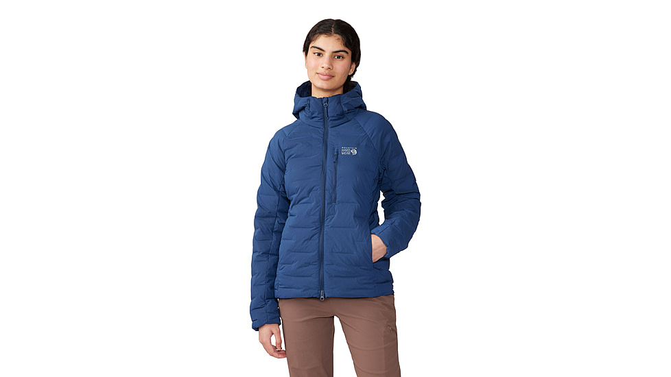 Mountain Hardwear Stretchdown Hoody - Womens, Outer Dark, Small, 2104781401-S