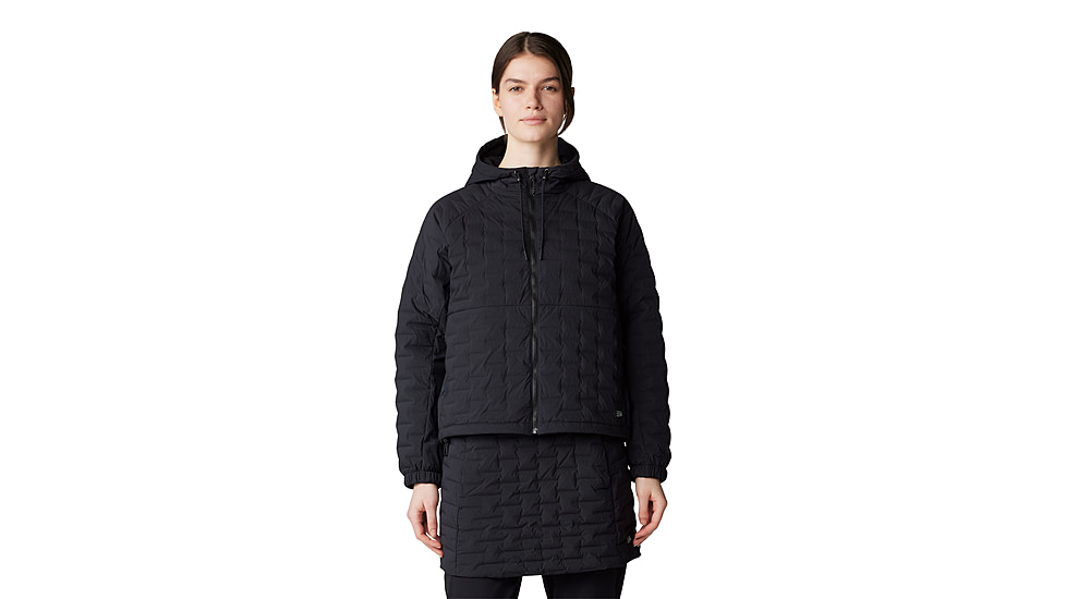 Mountain Hardwear Stretchdown Light Full Zip Hoody - Womens, 010, S, 2077681-010-S