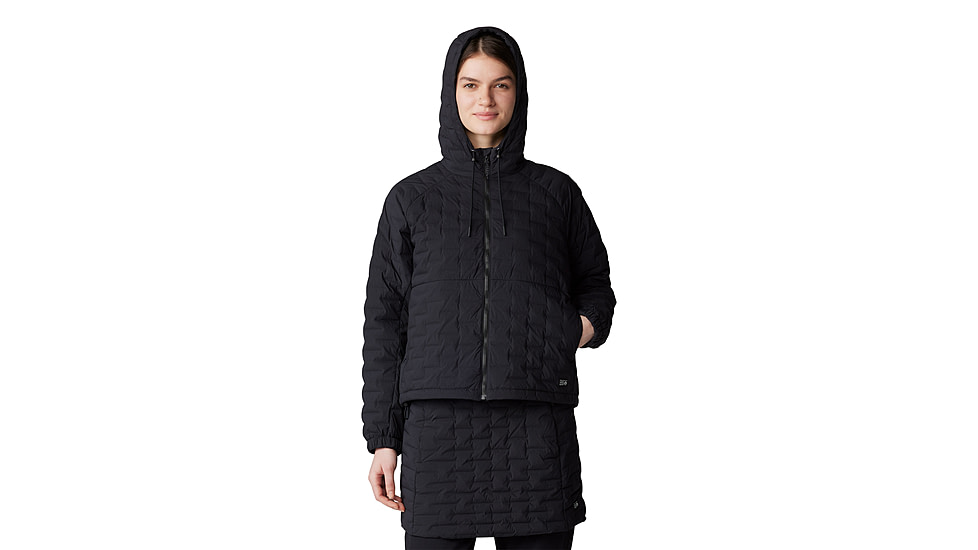 Mountain Hardwear Stretchdown Light Full Zip Hoody - Womens, 010, S, 2077681-010-S