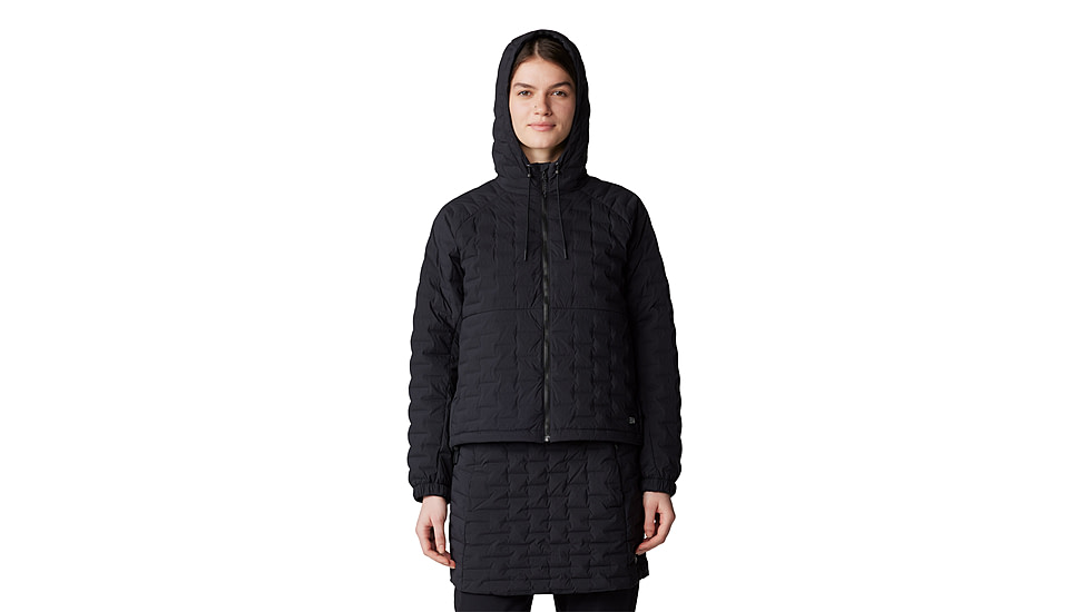 Mountain Hardwear Stretchdown Light Full Zip Hoody - Womens, 010, S, 2077681-010-S