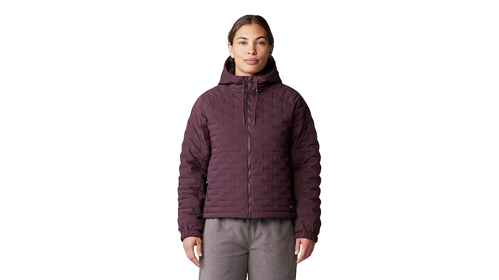 Mountain Hardwear Stretchdown Light Full Zip Hoody - Womens, 513, M, 2077681-513-M