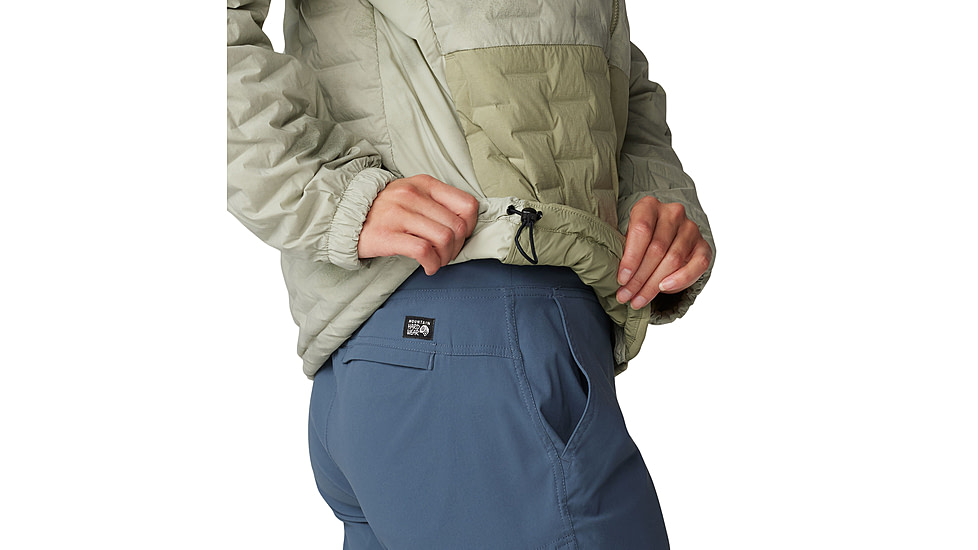 Mountain Hardwear Stretchdown Light Full Zip Hoody - Womens, White Sage Vapors Print, Mantis Green, Extra Large, 2077681341-XL