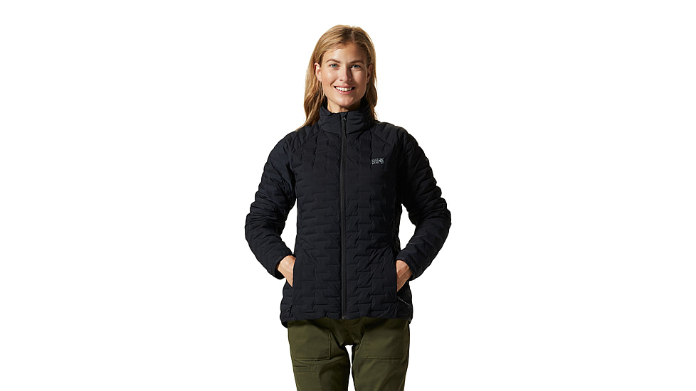 Mountain Hardwear Stretchdown Light Jacket - Womens, Black, Medium, 1986181010-Black-M