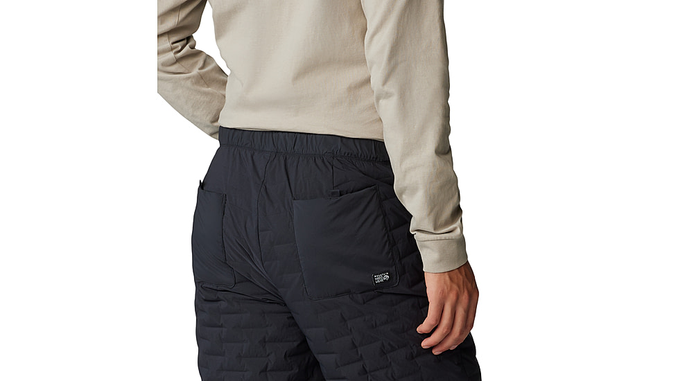 Mountain Hardwear Stretchdown Light Pant - Mens, Black, Large/Long, 2079531010-L-L