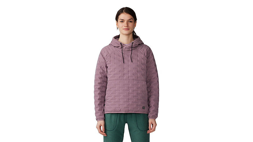 Mountain Hardwear Stretchdown Light Pullover Hoody - Womens, Dark Daze, Small, 2058821534-S