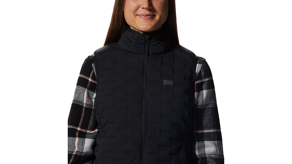 Mountain Hardwear Stretchdown Light Vest - Womens, 010, L, 2104811-010-L