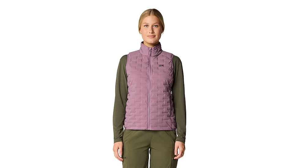 Mountain Hardwear Stretchdown Light Vest - Womens, Dark Daze, Medium, 2104811534-M