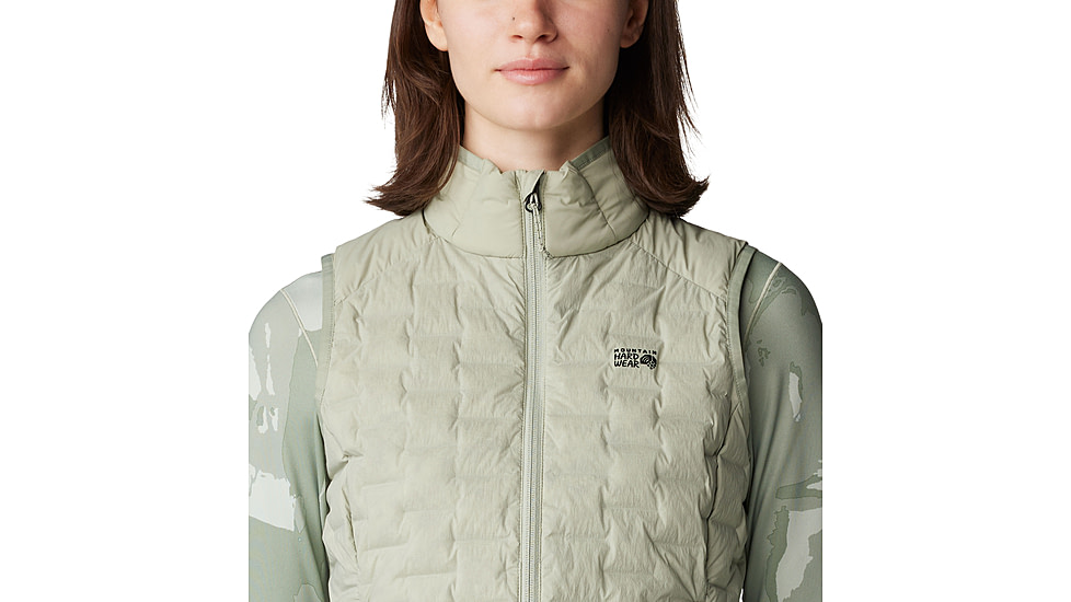 Mountain Hardwear Stretchdown Light Vest - Womens, White Sage, Large, 2104811341-L