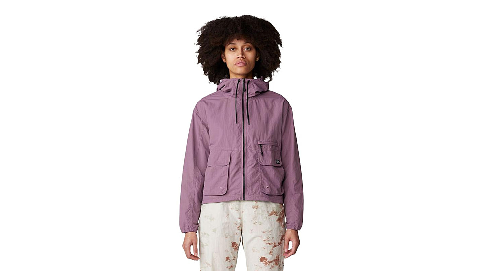 Mountain Hardwear Stryder Full Zip Top - Womens, Dark Daze, Small, 2067721533-S