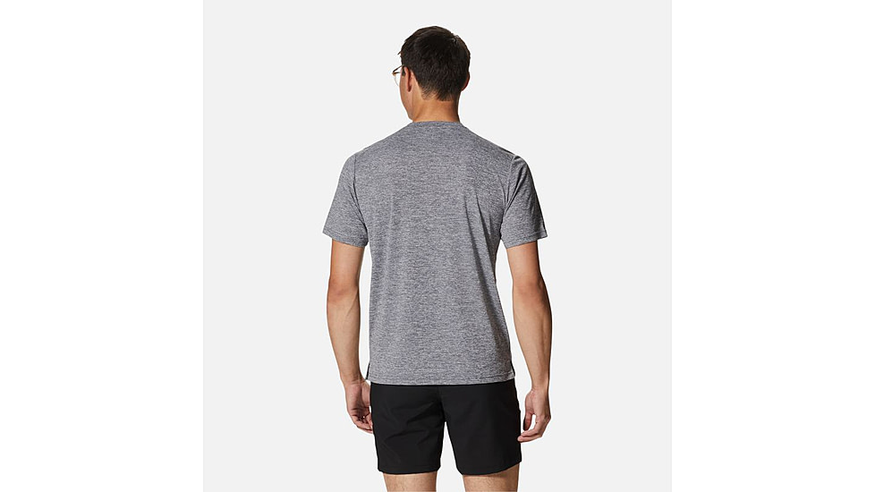 Mountain Hardwear Sunblocker Short Sleeve Shirt - Men's, Foil Grey Heather, S, 2027891-056-S
