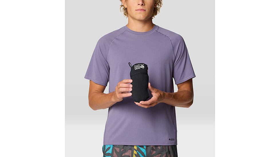 Mountain Hardwear Sunshield 1/2 Zip Top - Mens, Black, L, 190423019526