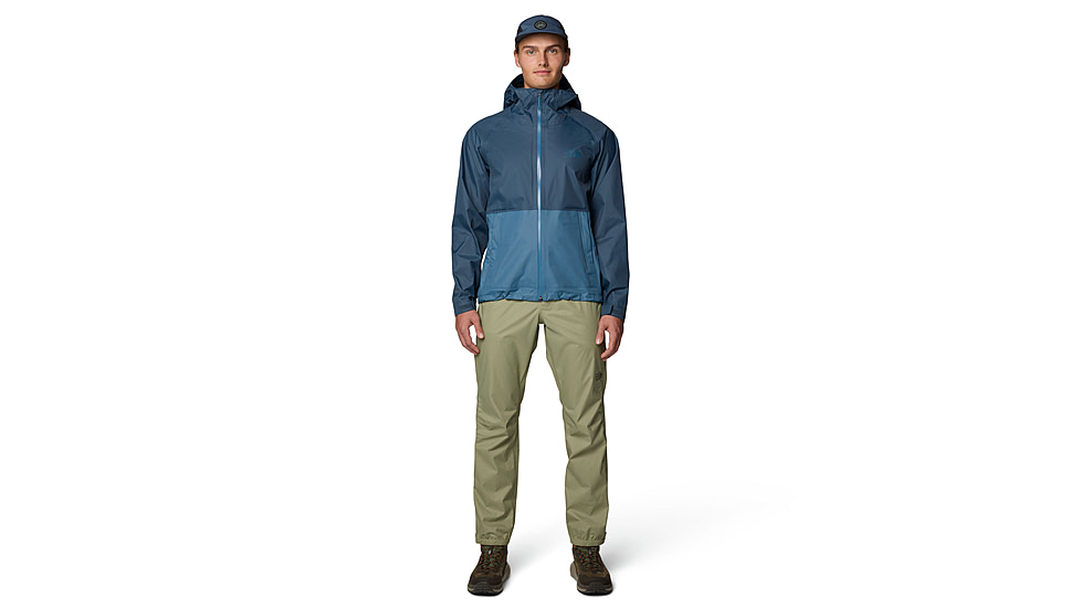 Mountain Hardwear Threshold Jacket - Mens, Moon Blue, Adriatic Blue, L, 190423032549