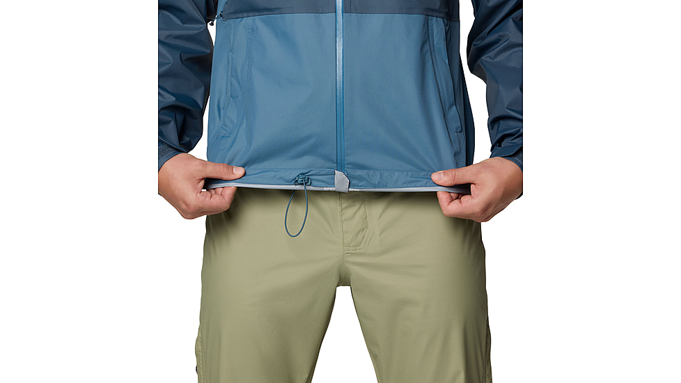 Mountain Hardwear Threshold Jacket - Mens, Moon Blue, Adriatic Blue, L, 190423032549