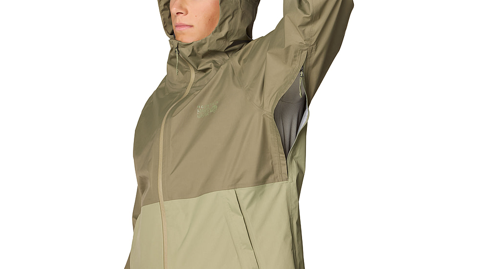 Mountain Hardwear Threshold Jacket - Mens, Stone Green, Mantis Green, XXL, 190423032631