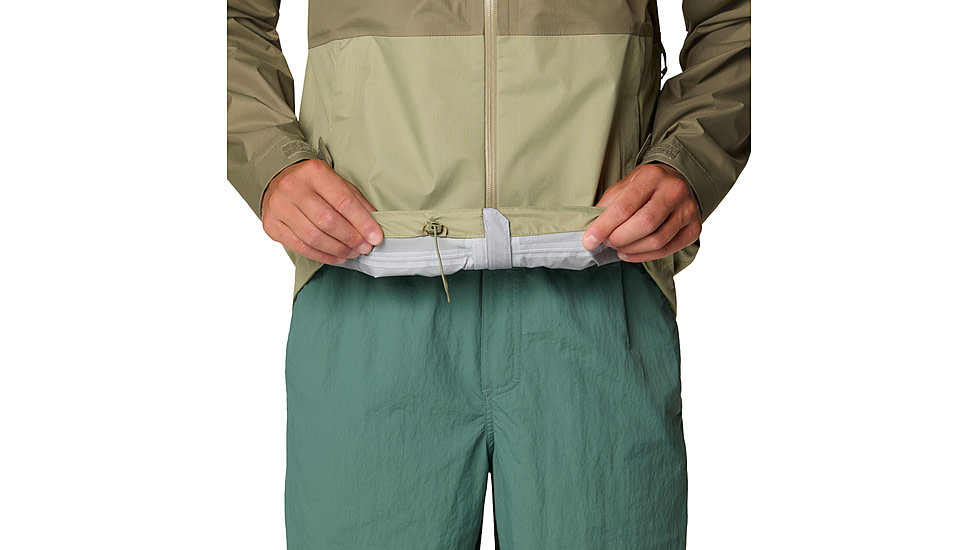Mountain Hardwear Threshold Jacket - Mens, Stone Green, Mantis Green, XXL, 190423032631