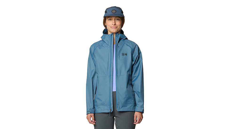 Mountain Hardwear Threshold Jacket - Womens, Adriatic Blue, XS, 190423048519