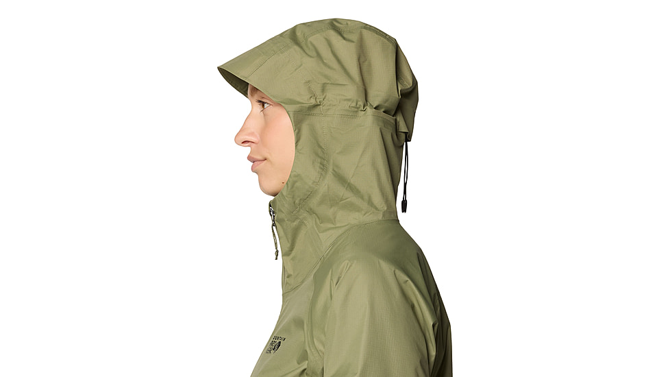 Mountain Hardwear Threshold Jacket - Womens, Mission Olive, XL, 190423048458