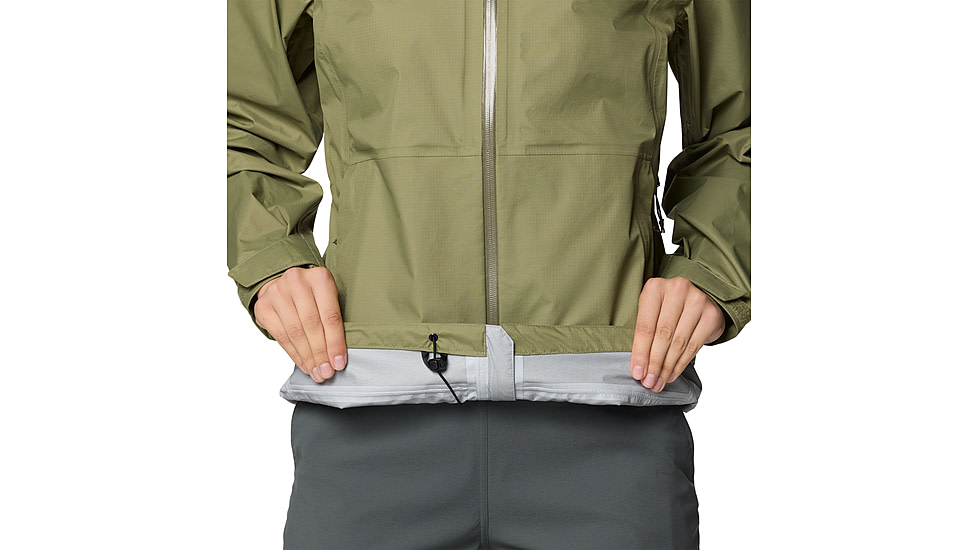 Mountain Hardwear Threshold Jacket - Womens, Mission Olive, XL, 190423048458