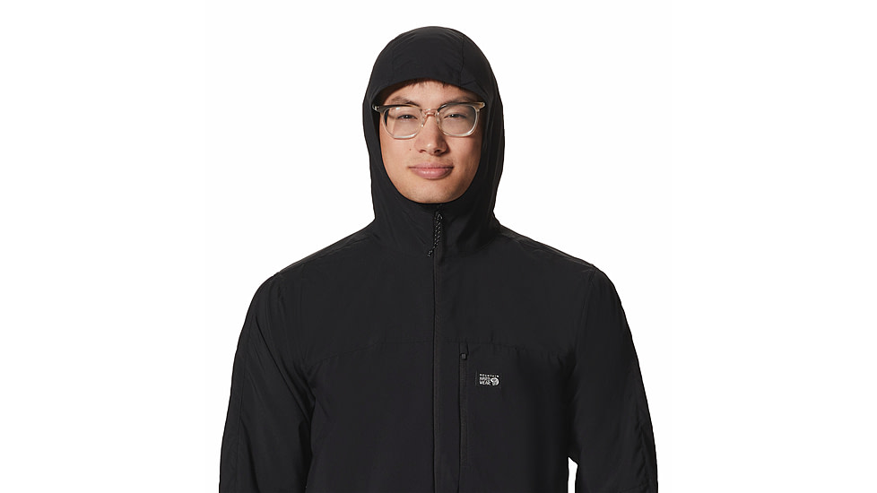 Mountain Hardwear Trail Sender Jacket - Mens, Black, Extra Large, 2027841010-BLACK-XL