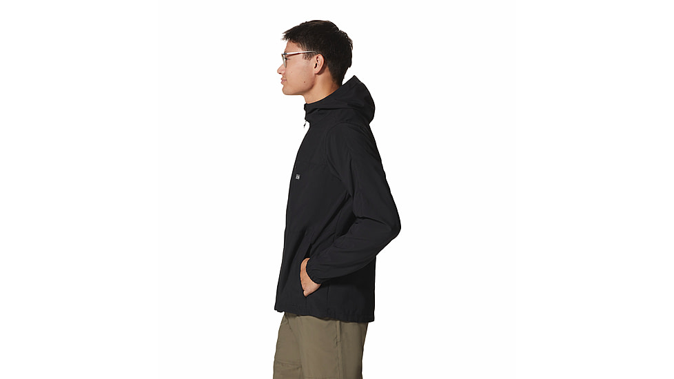 Mountain Hardwear Trail Sender Jacket - Mens, Black, Extra Large, 2027841010-BLACK-XL
