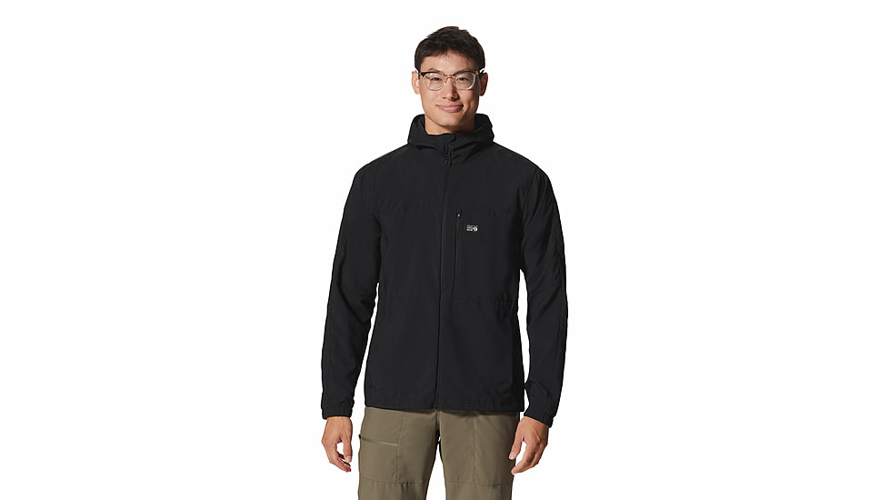 Mountain Hardwear Trail Sender Jacket - Mens, Black, Extra Large, 2027841010-BLACK-XL