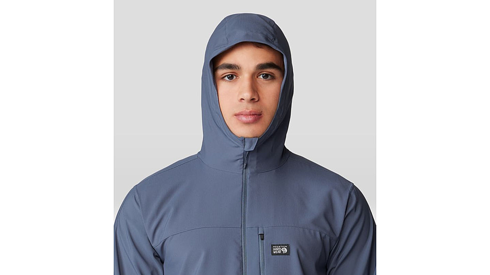 Mountain Hardwear Trail Sender Jacket - Mens, Blue Slate, Extra Large, 2027841417-XL