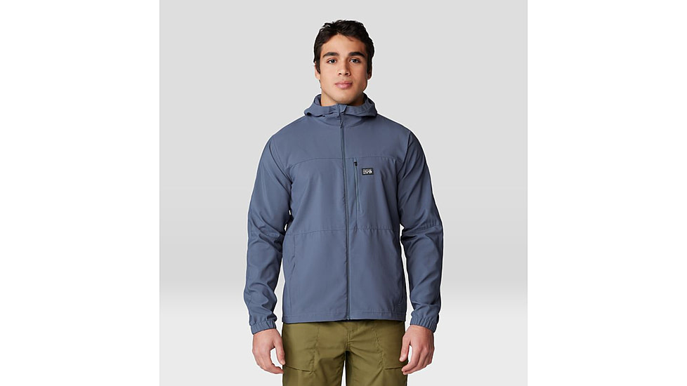 Mountain Hardwear Trail Sender Jacket - Mens, Blue Slate, Extra Large, 2027841417-XL